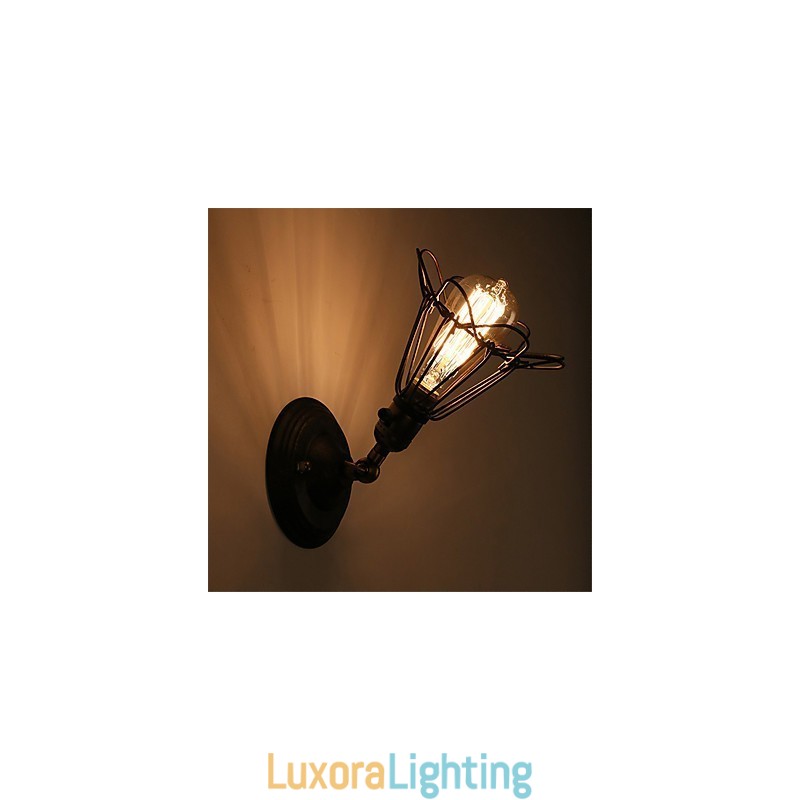 Designer Touch Decorative Retro Industrial Style Country Metal Wall Lights Restaurant Cafe Mini Wall Sconces