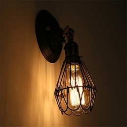 Designer Touch Decorative Retro Industrial Style Country Metal Wall Lights Restaurant Cafe Mini Wall Sconces