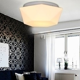 Designer Touch Decorative Creative White Diamond Glass Dome Light Absorb