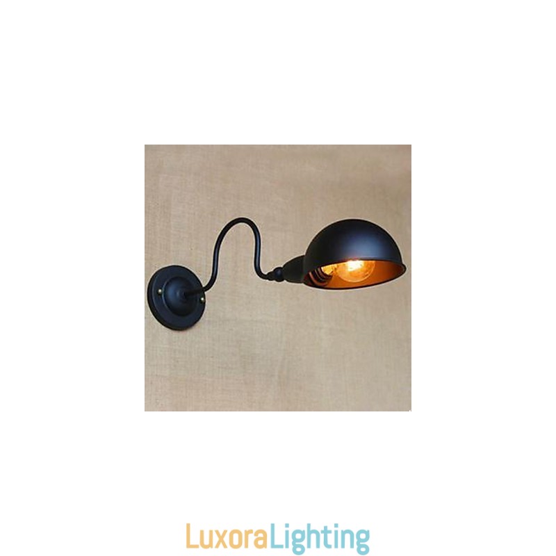 Designer Touch Decorative Retro Black High Grade Personality Bedside Bedroom Study Revolving Around Wall Aisle