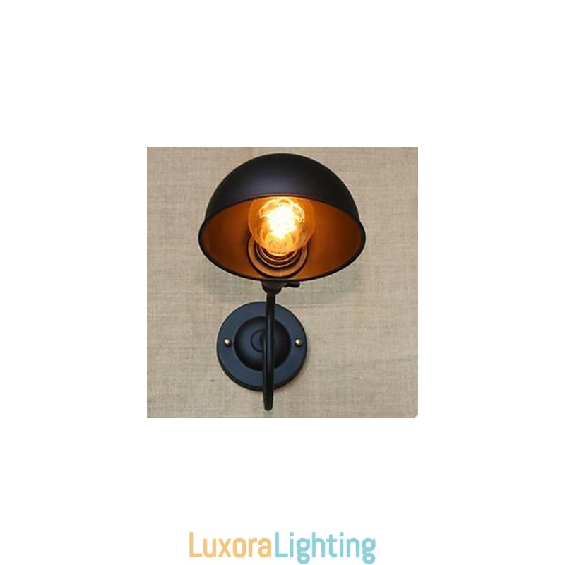 Designer Touch Decorative Retro Black High Grade Personality Bedside Bedroom Study Revolving Around Wall Aisle