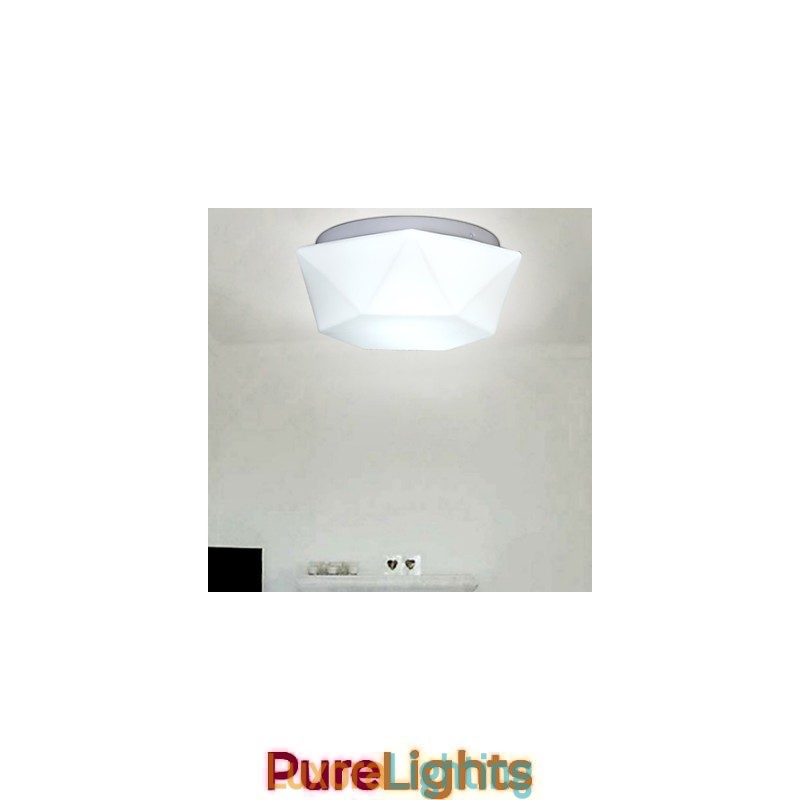 Designer Touch Decorative Creative White Diamond Glass Dome Light Absorb