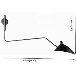 Designer Touch Decorative Modern Contemporary Painting Feature for Swing Arm Ambient Light Swing Arm Lights Wall Light