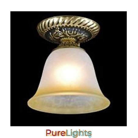 Designer Touch Decorative Traditional Classic Vintage Retro Bronze Metal Flush Mount