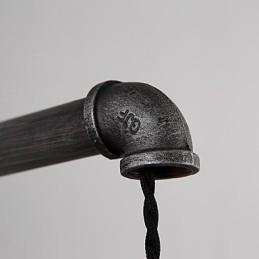 Designer Touch Decorative Vintage Industrial Pipe Wall Lights With switch Creative Lights Restaurant Cafe Bar Decoration lighting With 1 Light Painted Finish