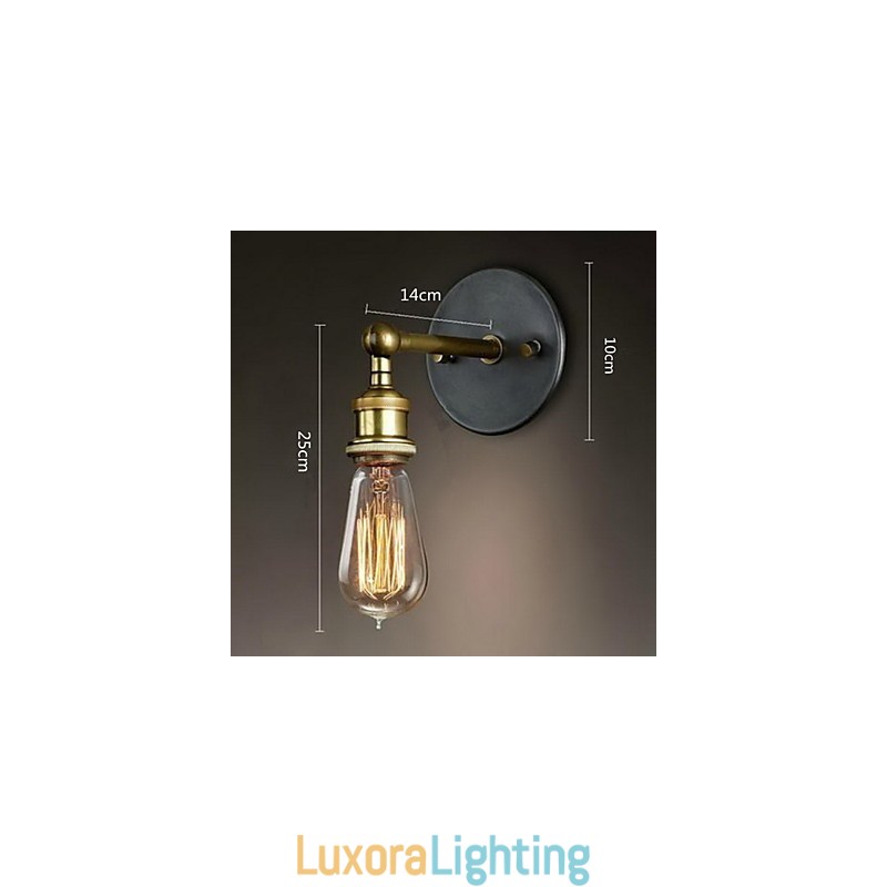 Designer Touch Decorative The American Village Wall Balcony Corridor Simple Copper Head Lamp