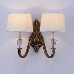Designer Touch Decorative Traditional Classic Electroplated Feature for Eye ProtectionDownlight Wall Sconces Wall Light