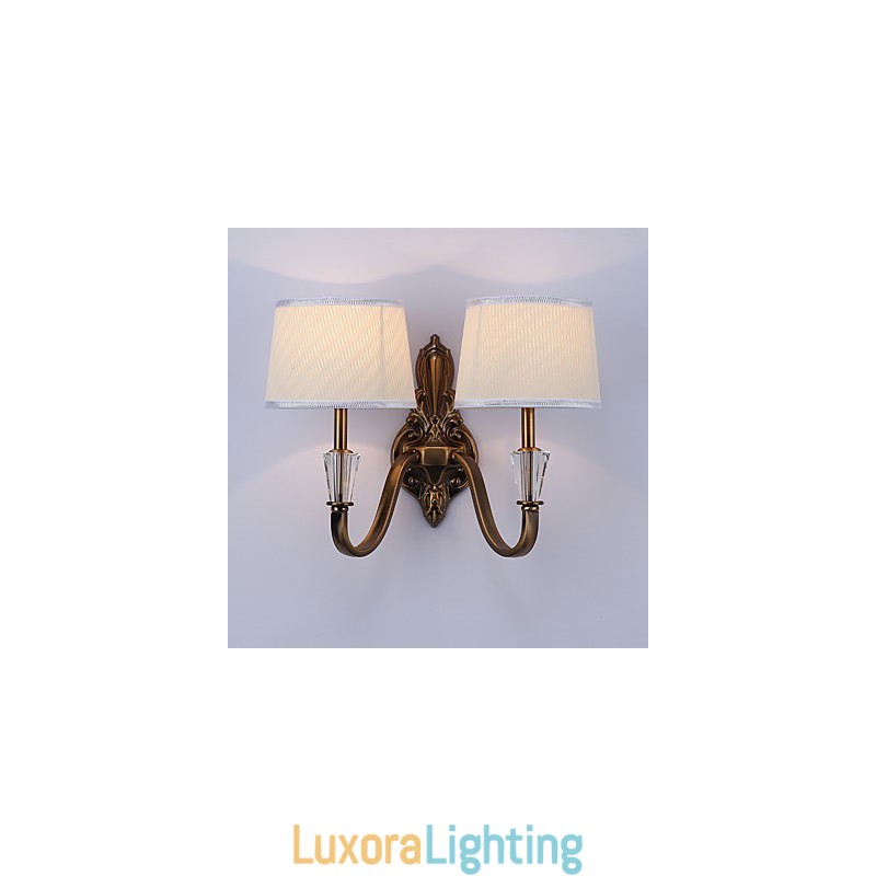 Designer Touch Decorative Traditional Classic Electroplated Feature for Eye ProtectionDownlight Wall Sconces Wall Light