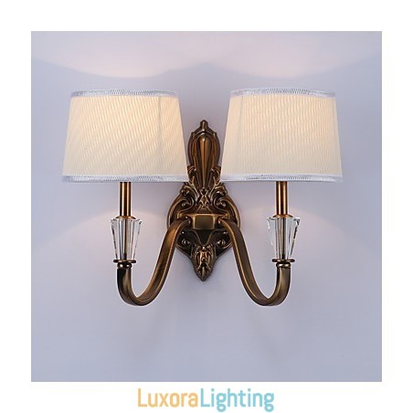 Designer Touch Decorative Traditional Classic Electroplated Feature for Eye ProtectionDownlight Wall Sconces Wall Light