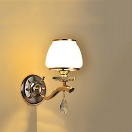 Designer Touch Decorative Modern Contemporary Electroplated Feature for Crystal Ambient Light Wall Sconces Wall Light