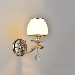 Designer Touch Decorative Modern Contemporary Electroplated Feature for Crystal Ambient Light Wall Sconces Wall Light