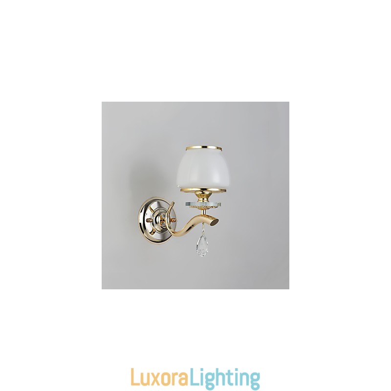 Designer Touch Decorative Modern Contemporary Electroplated Feature for Crystal Ambient Light Wall Sconces Wall Light