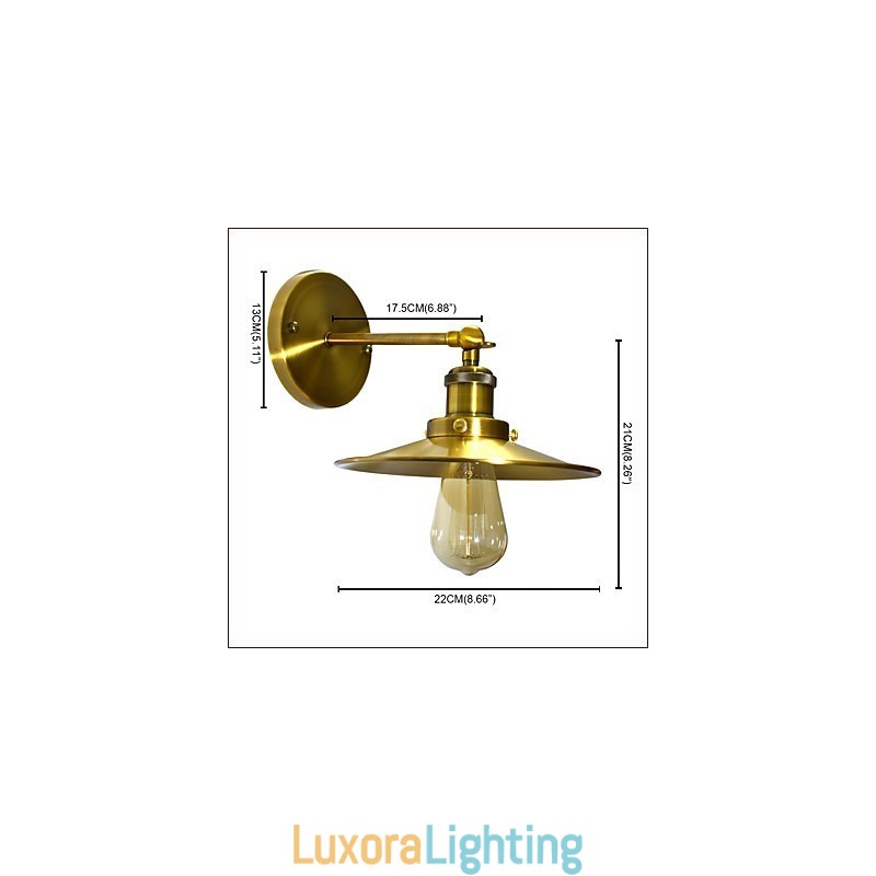 Designer Touch Decorative Rustic Lodge Traditional Classic Brass Feature for Downlight Wall Sconces Wall Light