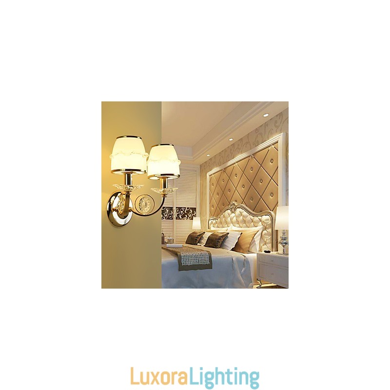 Designer Touch Decorative Modern Contemporary Electroplated Feature for Eye Protection Ambient Light Wall Sconces Wall Light