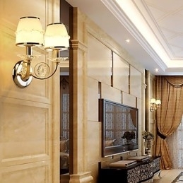 Designer Touch Decorative Modern Contemporary Electroplated Feature for Eye Protection Ambient Light Wall Sconces Wall Light