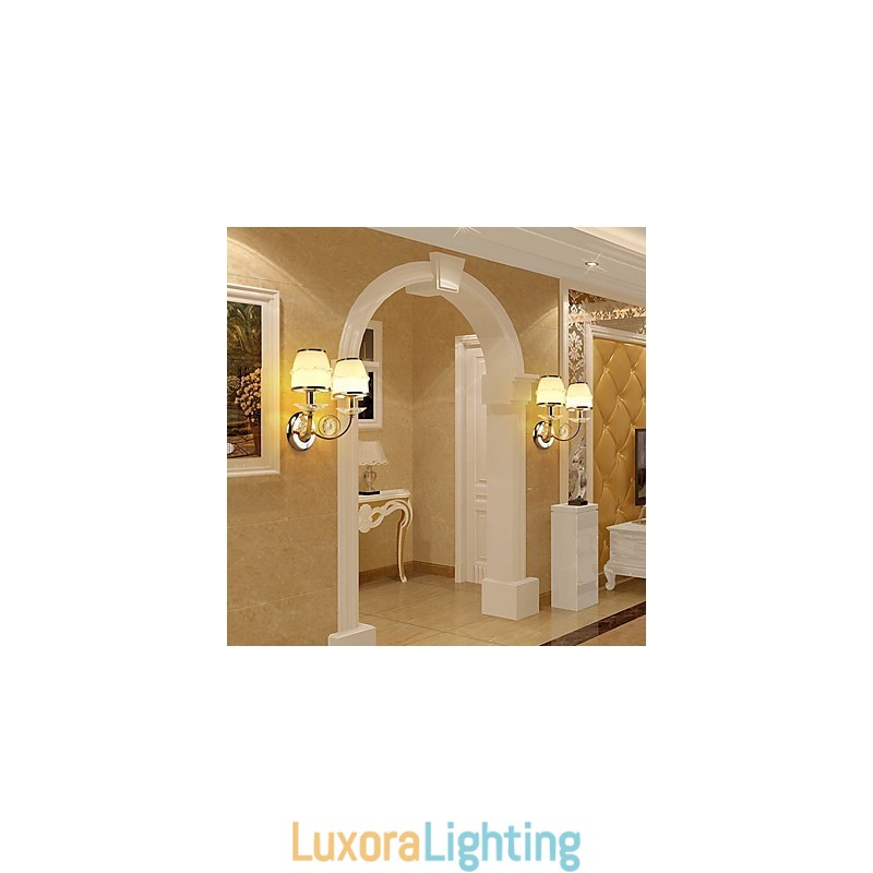 Designer Touch Decorative Modern Contemporary Electroplated Feature for Eye Protection Ambient Light Wall Sconces Wall Light