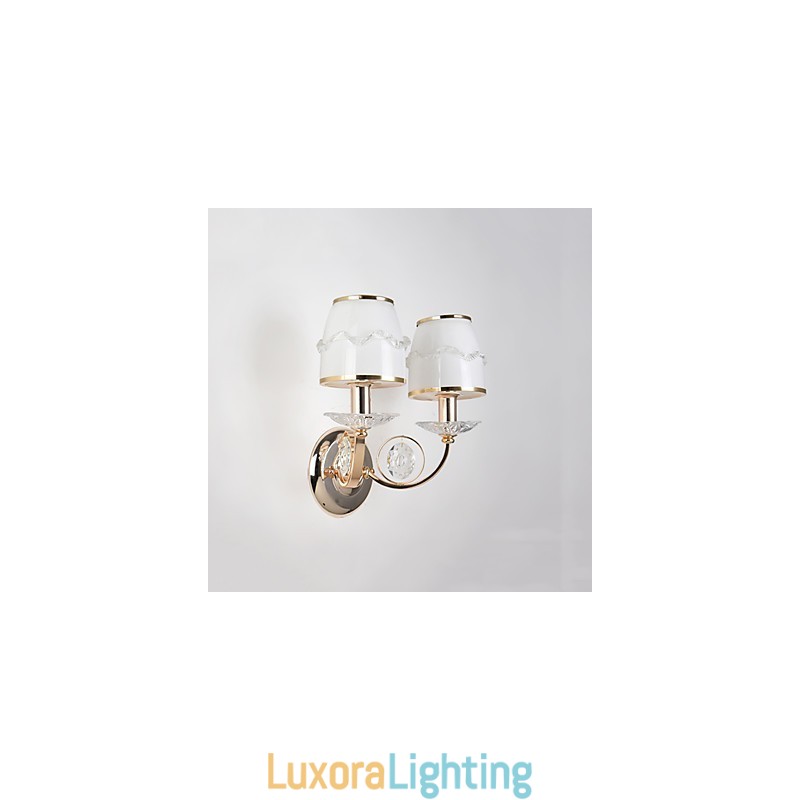 Designer Touch Decorative Modern Contemporary Electroplated Feature for Eye Protection Ambient Light Wall Sconces Wall Light