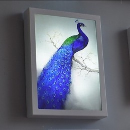 Designer Touch Decorative Integrated Modern Contemporary Modern Comtemporary Painting Feature for Ambient Light Wall Sconces