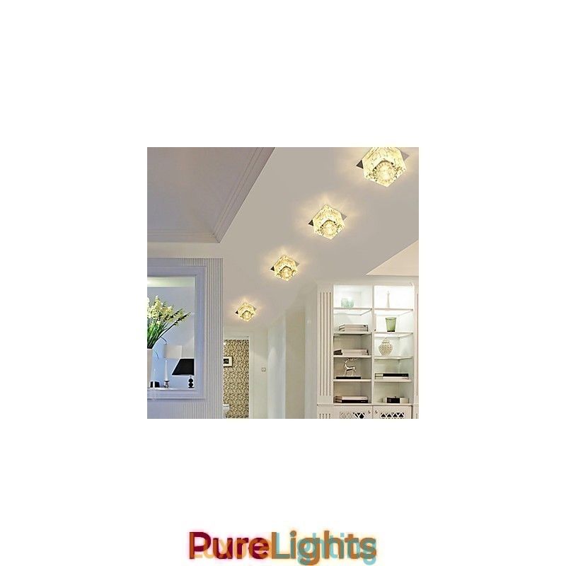 Designer Touch Decorative Crystal Lamp Smd CreativeTube Spotlight Absorb Dome Light