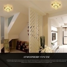 Designer Touch Decorative Crystal Lamp Smd CreativeTube Spotlight Absorb Dome Light