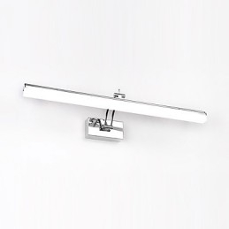Designer Touch Decorative Integrated Modern Contemporary Chrome Feature for Ambient Light Bathroom Lighting Wall Light