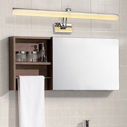 Designer Touch Decorative Integrated Modern Contemporary Chrome Feature for Ambient Light Bathroom Lighting Wall Light