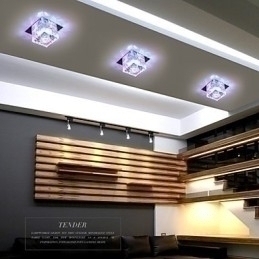 Designer Touch Decorative Crystal Lamp Smd CreativeTube Spotlight Absorb Dome Light