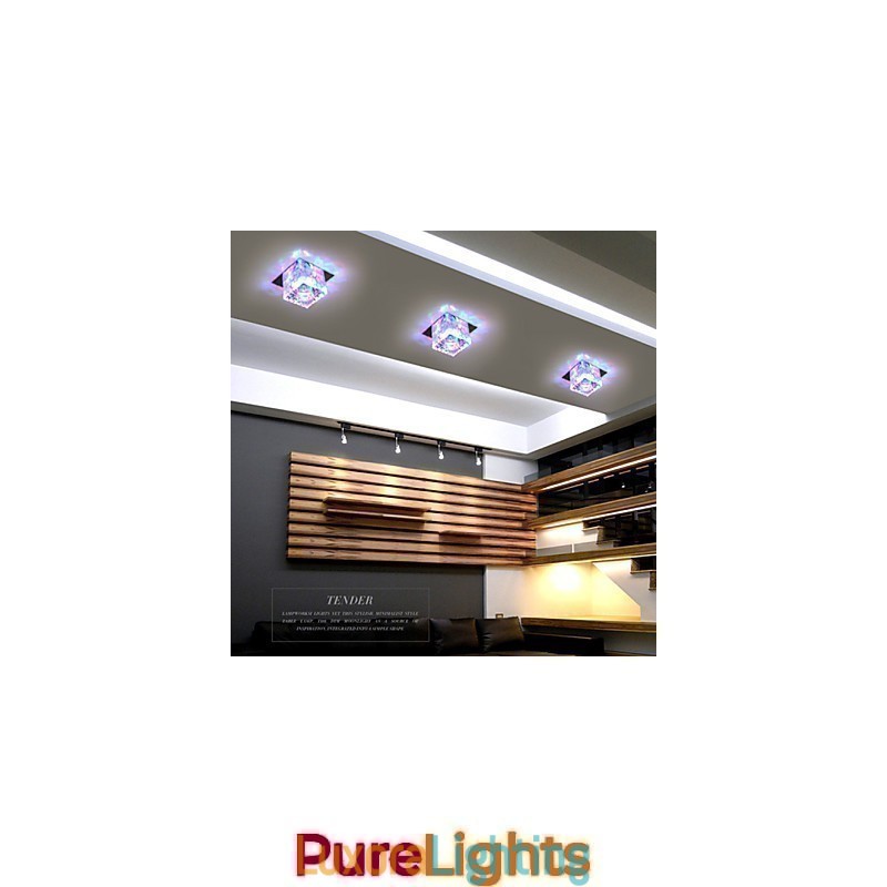 Designer Touch Decorative Crystal Lamp Smd CreativeTube Spotlight Absorb Dome Light