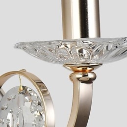 Designer Touch Decorative Modern Contemporary Electroplated Feature for Eye Protection Ambient Light Wall Sconces Wall Light