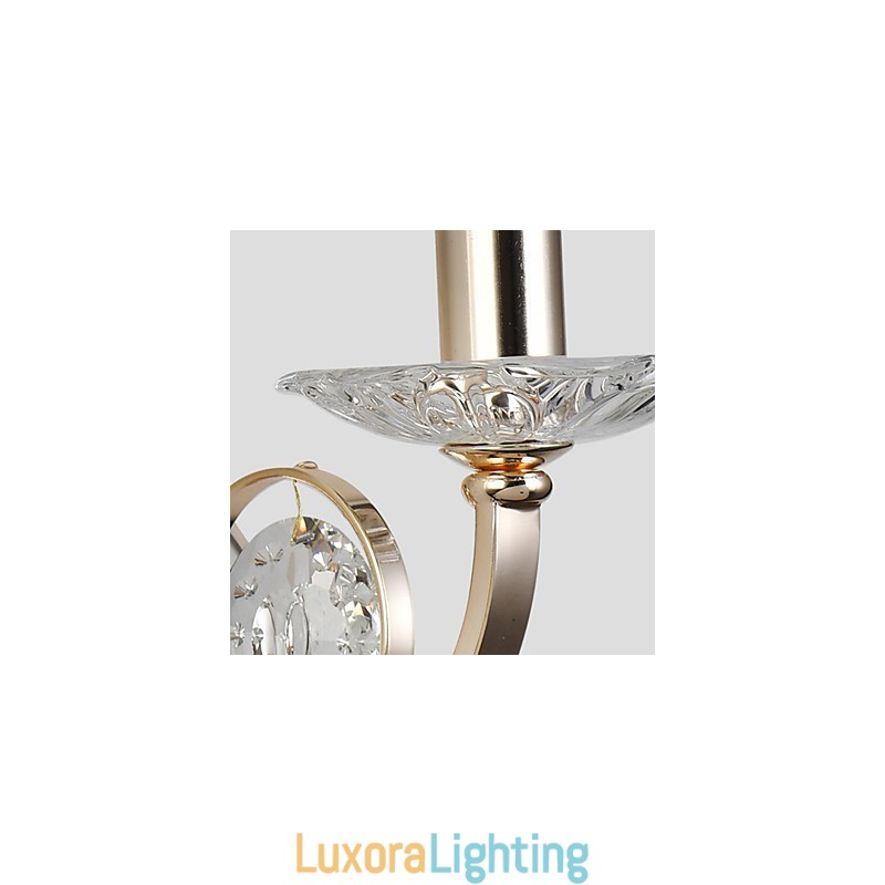 Designer Touch Decorative Modern Contemporary Electroplated Feature for Eye Protection Ambient Light Wall Sconces Wall Light