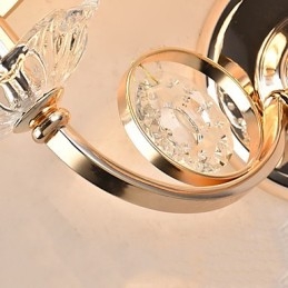 Designer Touch Decorative Modern Contemporary Electroplated Feature for Eye Protection Ambient Light Wall Sconces Wall Light