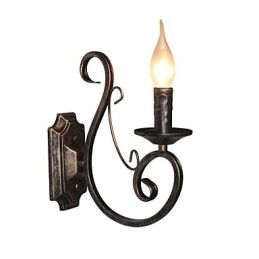 Designer Touch Decorative Mini Retro Wall Lamp Hallway Metal Candle Shape Wall Lamp Lighting