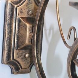 Designer Touch Decorative Mini Retro Wall Lamp Hallway Metal Candle Shape Wall Lamp Lighting