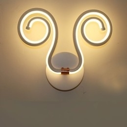 Designer Touch Decorative Modern Simple Aluminum Wall Lamp Creative Aisle Bedside Lamps Lighting