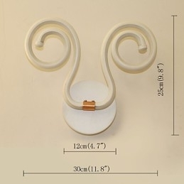 Designer Touch Decorative Modern Simple Aluminum Wall Lamp Creative Aisle Bedside Lamps Lighting