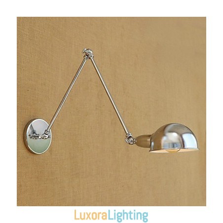 Designer Touch Decorative Modern Contemporary Retro Electroplated Feature for Swing Arm Eye Protection Ambient Light