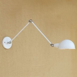 Designer Touch Decorative Modern Contemporary Retro Electroplated Feature for Swing Arm Eye Protection Ambient Light