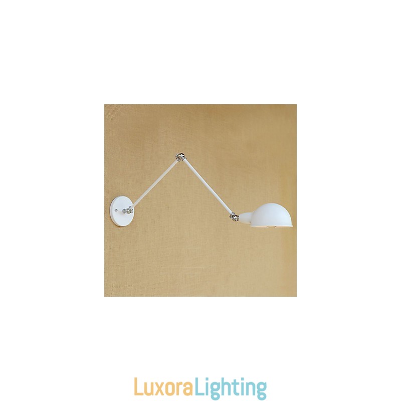 Designer Touch Decorative Modern Contemporary Retro Electroplated Feature for Swing Arm Eye Protection Ambient Light