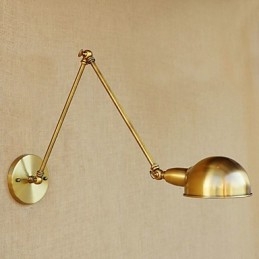 Designer Touch Decorative Modern Contemporary Retro Electroplated Feature for Swing Arm Eye Protection Ambient Light