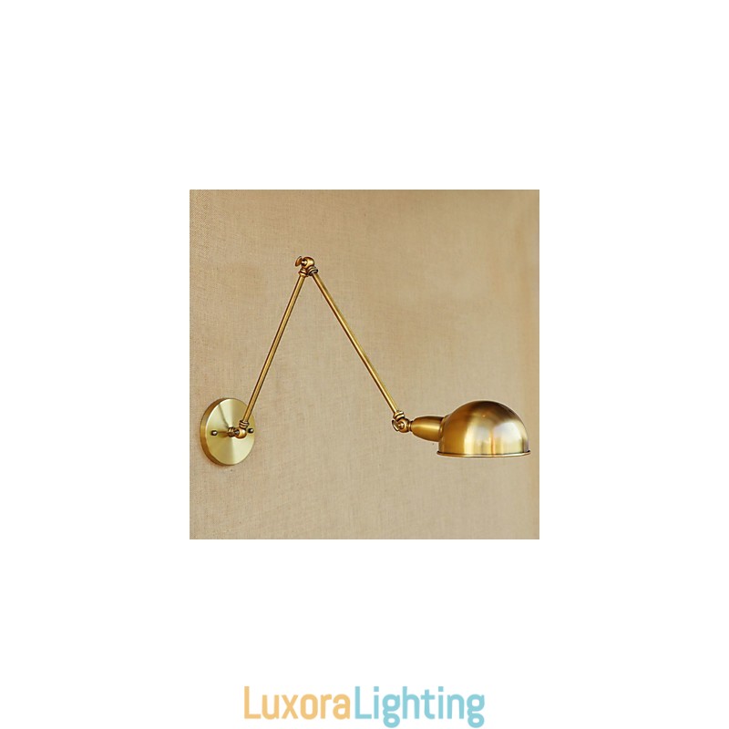 Designer Touch Decorative Modern Contemporary Retro Electroplated Feature for Swing Arm Eye Protection Ambient Light