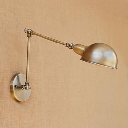 Designer Touch Decorative Modern Contemporary Retro Electroplated Feature for Swing Arm Eye Protection Ambient Light