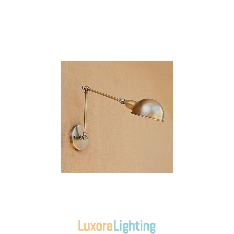 Designer Touch Decorative Modern Contemporary Retro Electroplated Feature for Swing Arm Eye Protection Ambient Light