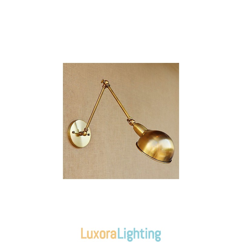 Designer Touch Decorative Modern Contemporary Retro Electroplated Feature for Swing Arm Eye Protection Ambient Light