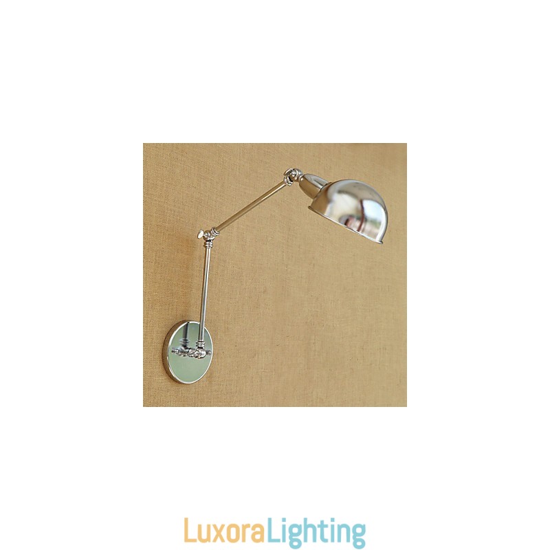 Designer Touch Decorative Modern Contemporary Retro Electroplated Feature for Swing Arm Eye Protection Ambient Light