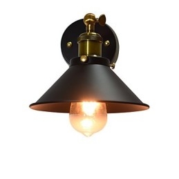 Designer Touch Decorative Paint Single Wall Iron Wall Lamp Dumb Black Lightsaber Lamp On Wall