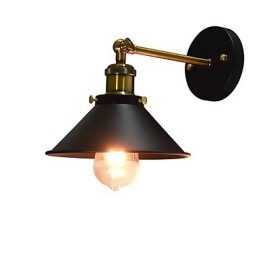 Designer Touch Decorative Paint Single Wall Iron Wall Lamp Dumb Black Lightsaber Lamp On Wall