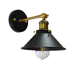 Designer Touch Decorative Paint Single Wall Iron Wall Lamp Dumb Black Lightsaber Lamp On Wall