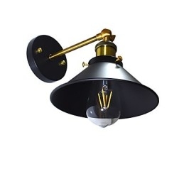 Designer Touch Decorative Paint Single Wall Iron Wall Lamp Dumb Black Lightsaber Lamp On Wall
