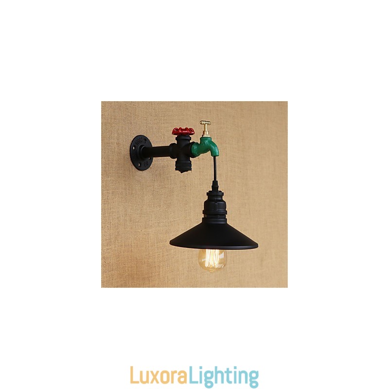 Designer Touch Decorative Country Novelty Retro Painting Feature for Mini Style Ambient Light Wall Sconces Wall Light