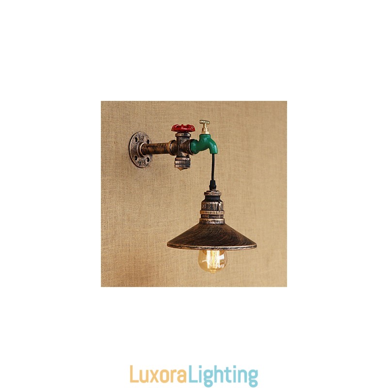 Designer Touch Decorative Country Novelty Retro Painting Feature for Mini Style Ambient Light Wall Sconces Wall Light